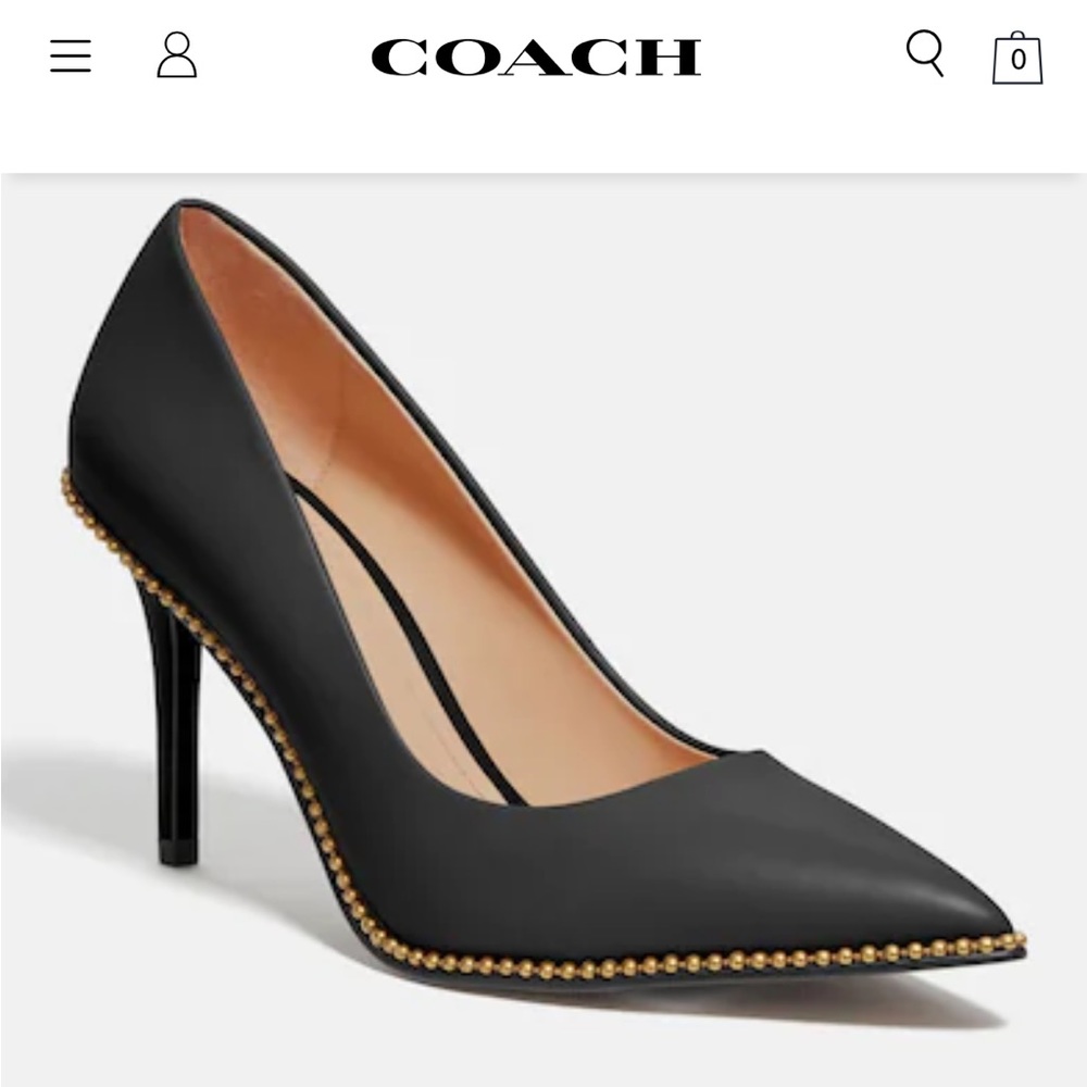 NWT Coach Waverly Black Pump (size 9)